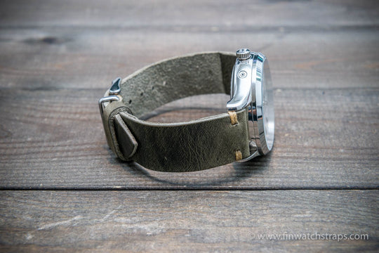 Watch strap, watch band, leather watch strap, leather watch band, finwatchstraps
