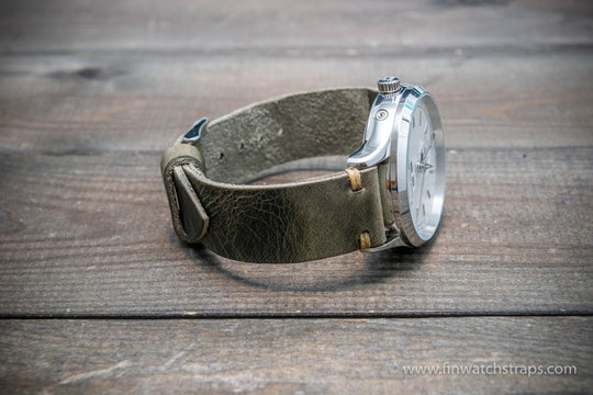 Watch strap, watch band, leather watch strap, leather watch band, finwatchstraps