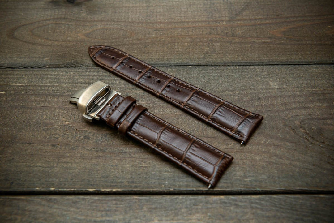 Watch strap, watch band, leather watch strap, leather watch band, finwatchstraps
