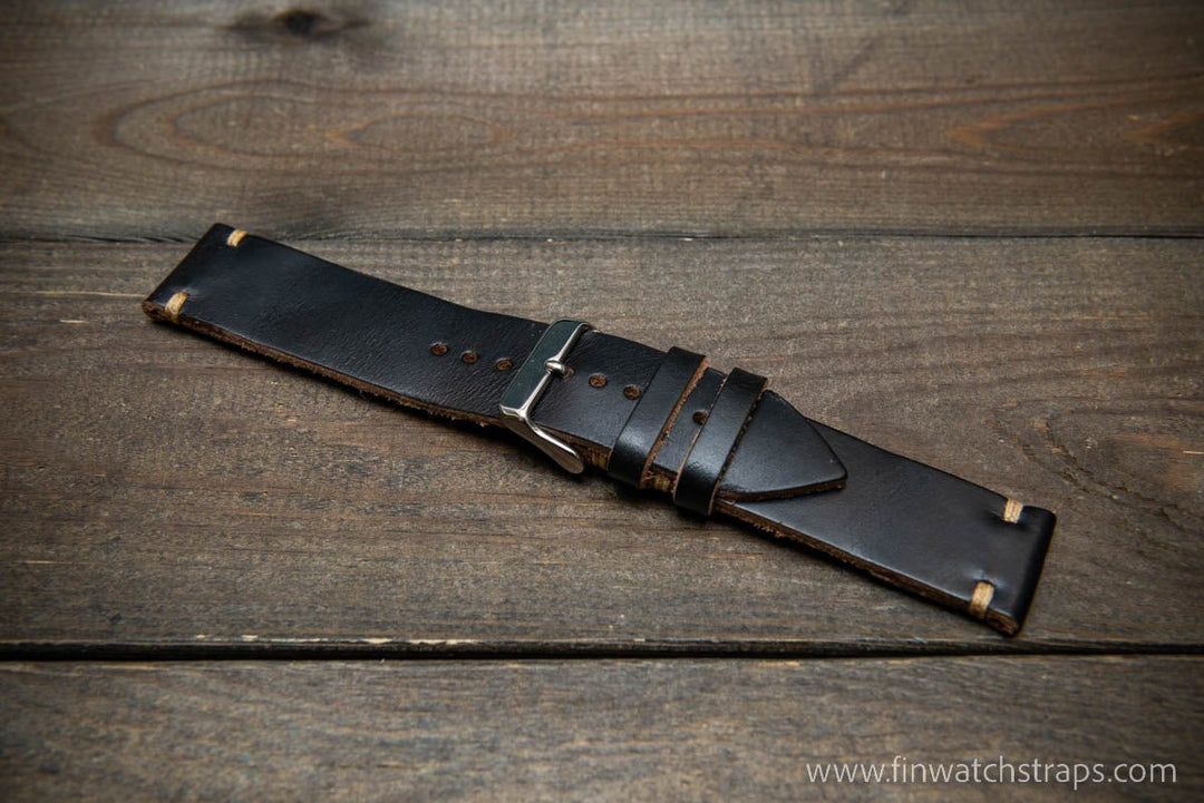 Watch strap, watch band, leather watch strap, leather watch band, finwatchstraps