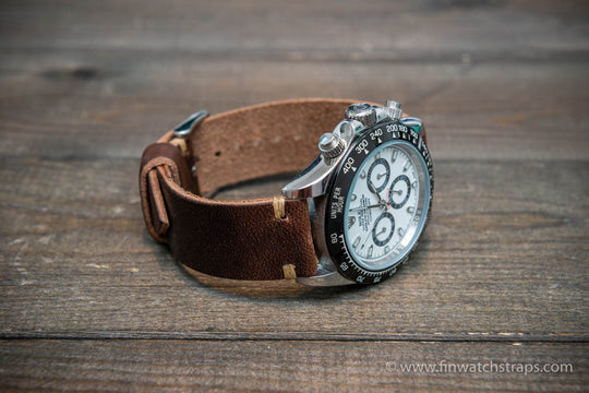 Watch strap, watch band, leather watch strap, leather watch band, finwatchstraps