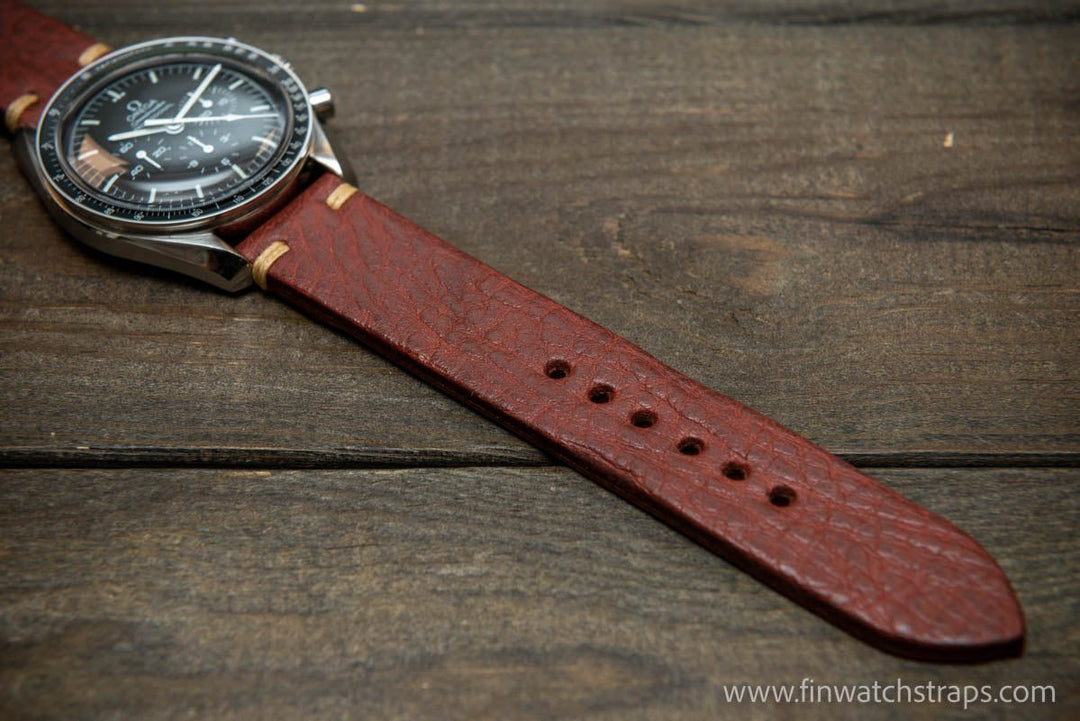 Watch strap, watch band, leather watch strap, leather watch band, finwatchstraps