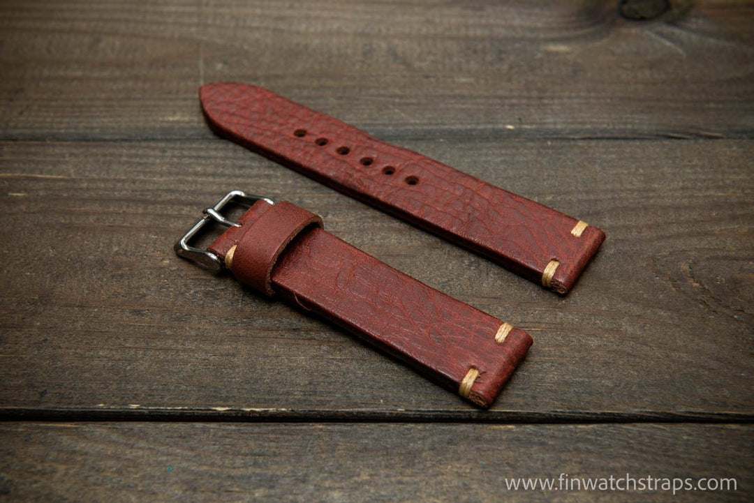Watch strap, watch band, leather watch strap, leather watch band, finwatchstraps