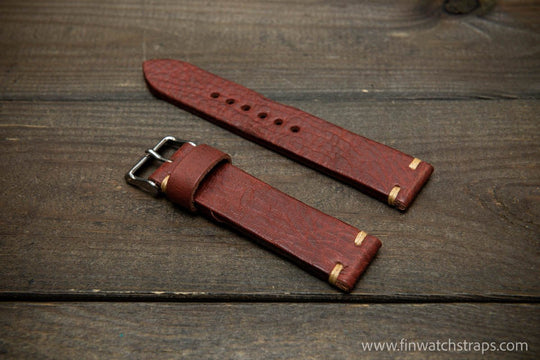 Watch strap, watch band, leather watch strap, leather watch band, finwatchstraps