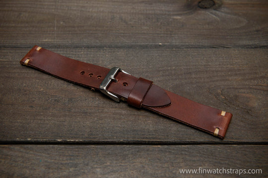 Watch strap, watch band, leather watch strap, leather watch band, finwatchstraps