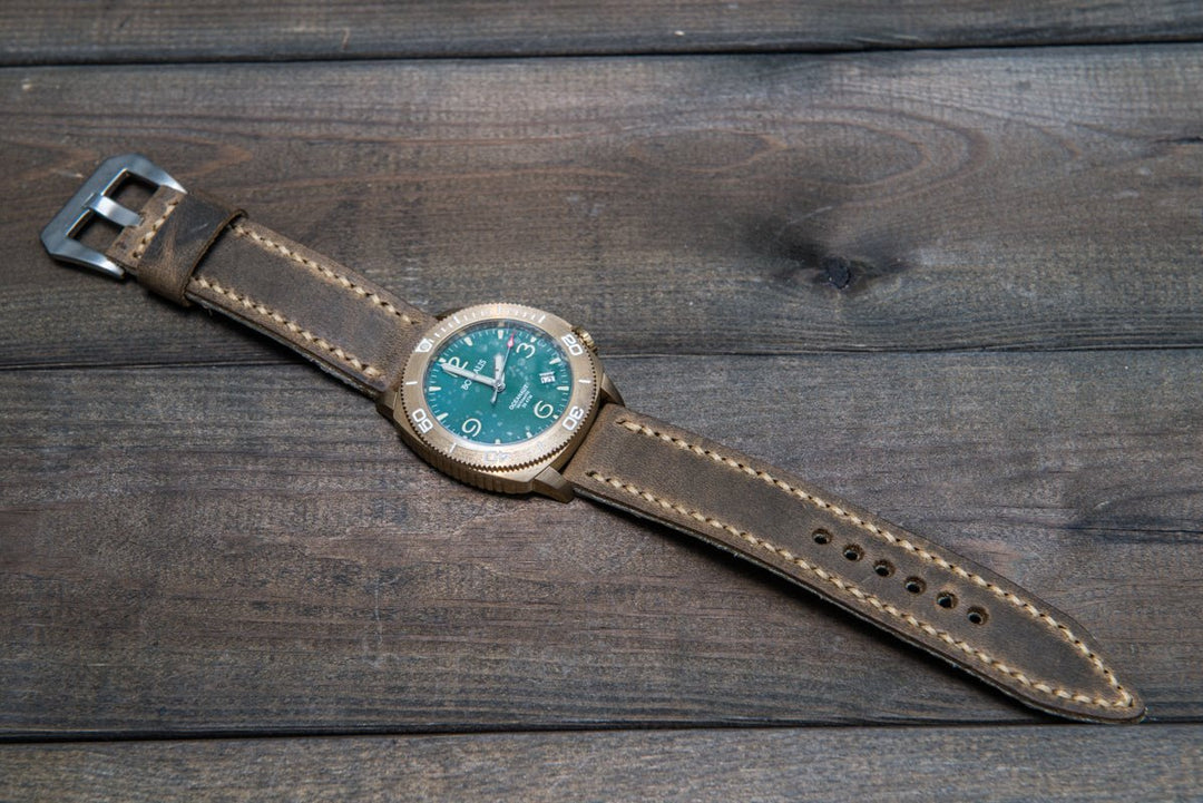 Watch strap, watch band, leather watch strap, leather watch band, finwatchstraps