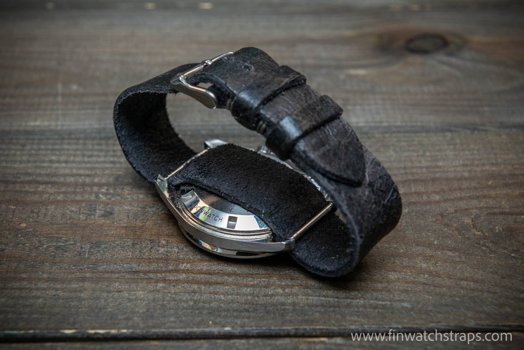 Watch strap, watch band, leather watch strap, leather watch band, finwatchstraps