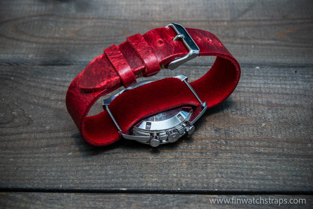 Watch strap, watch band, leather watch strap, leather watch band, finwatchstraps