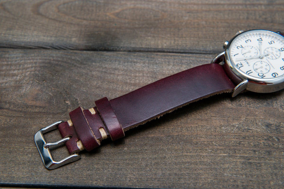 Watch strap, watch band, leather watch strap, leather watch band, finwatchstraps