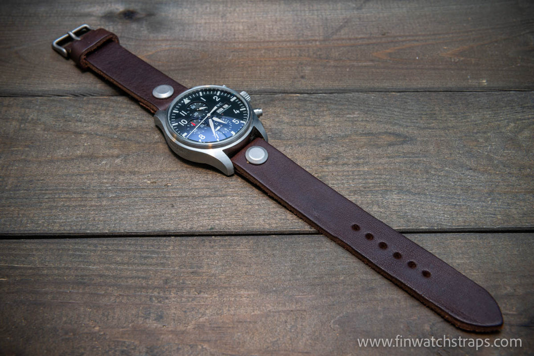 Watch strap, watch band, leather watch strap, leather watch band, finwatchstraps