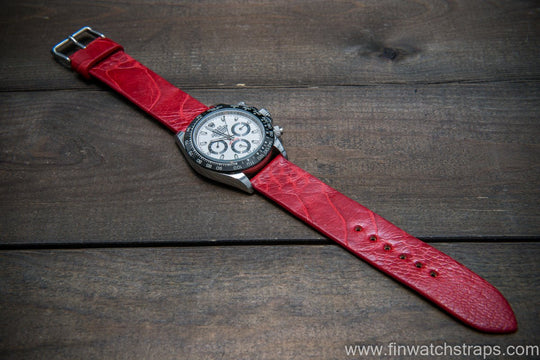 Watch strap, watch band, leather watch strap, leather watch band, finwatchstraps