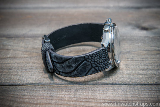 Watch strap, watch band, leather watch strap, leather watch band, finwatchstraps