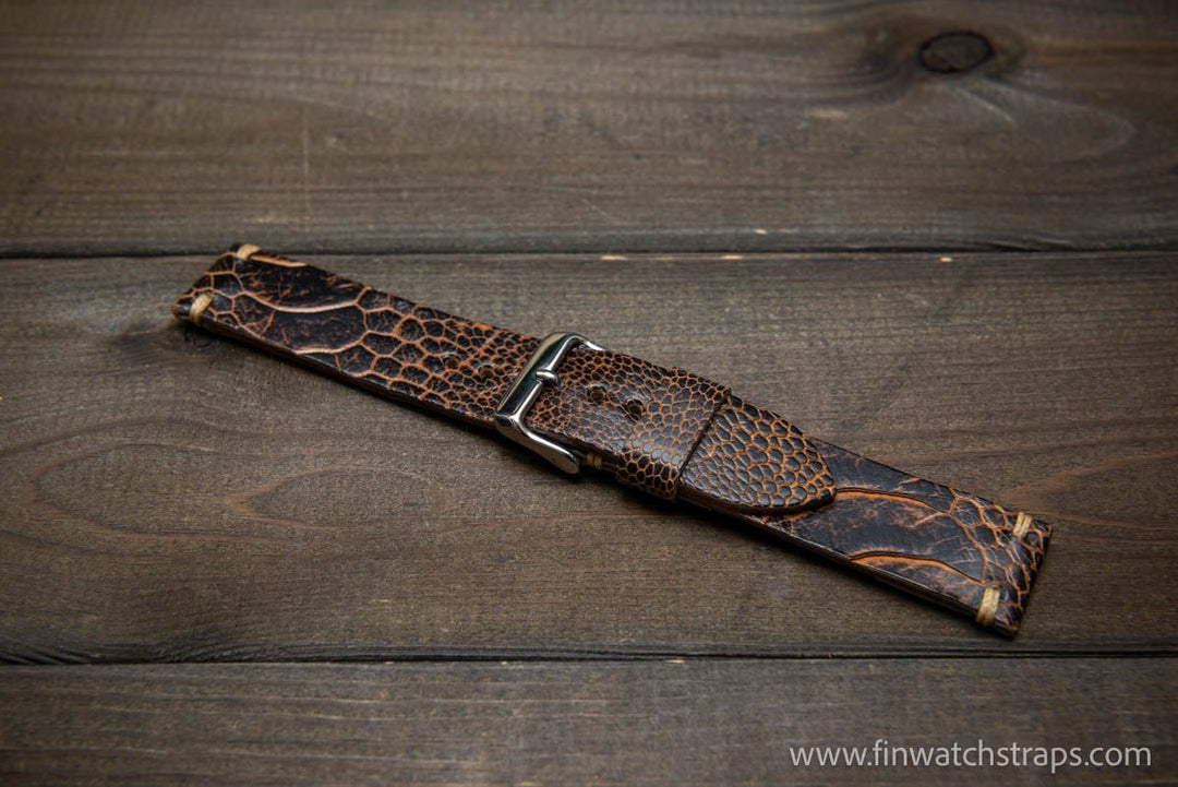 Watch strap, watch band, leather watch strap, leather watch band, finwatchstraps