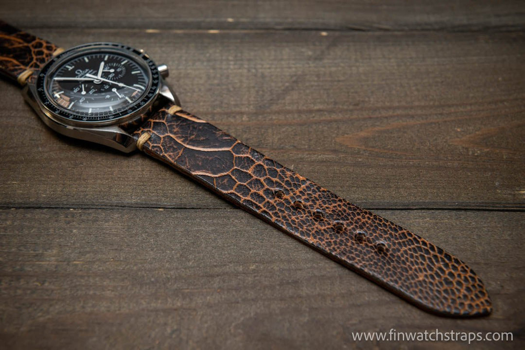Watch strap, watch band, leather watch strap, leather watch band, finwatchstraps