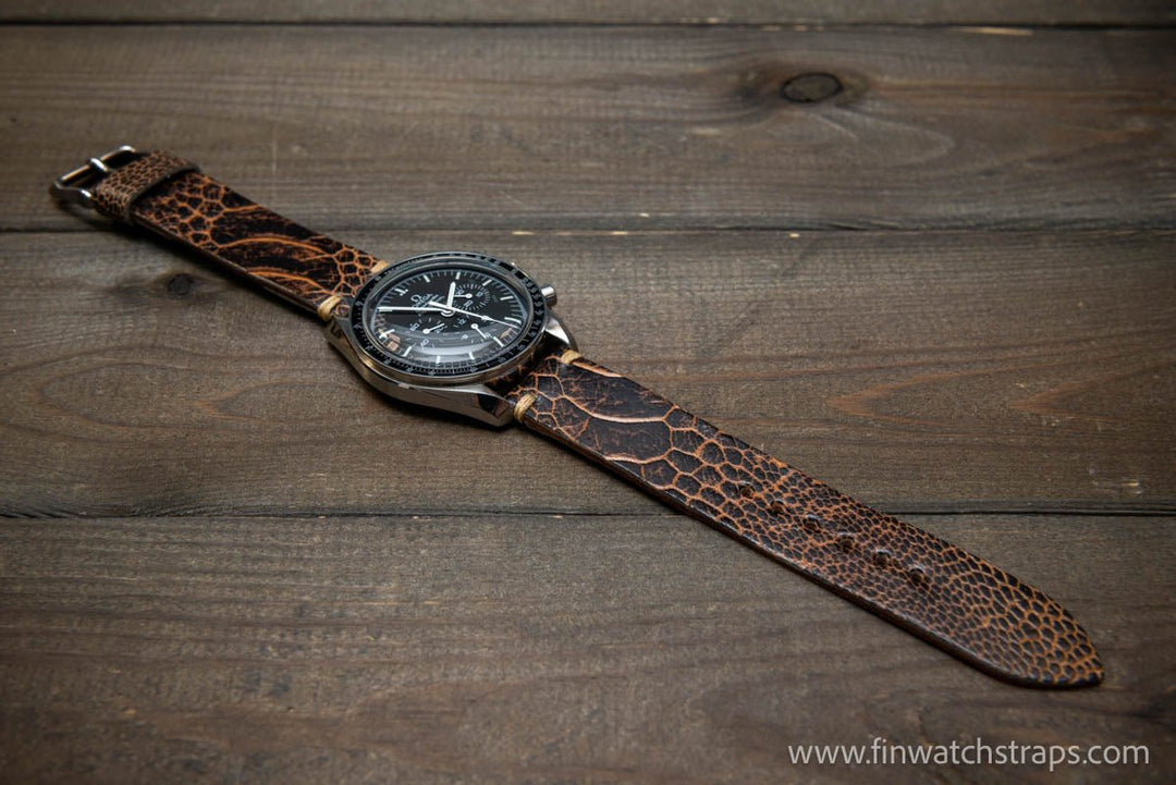 Watch strap, watch band, leather watch strap, leather watch band, finwatchstraps