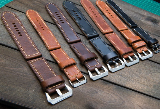 Watch strap, watch band, leather watch strap, leather watch band, finwatchstraps