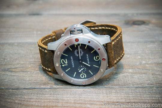 Watch strap, watch band, leather watch strap, leather watch band, finwatchstraps