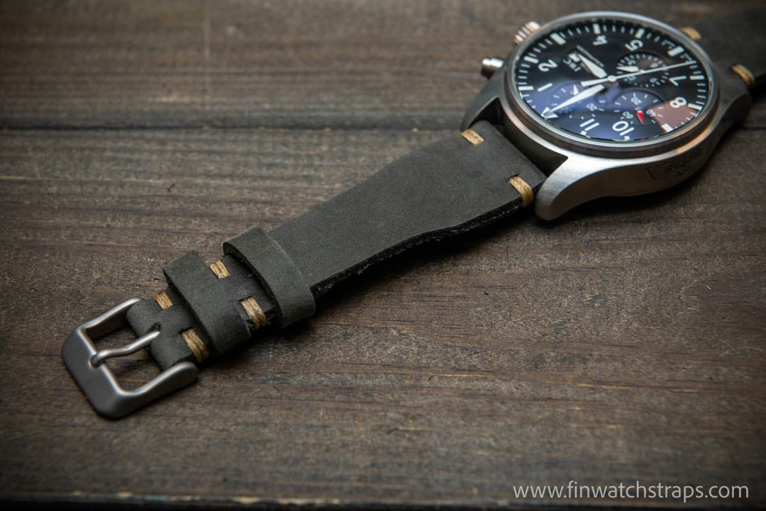 Watch strap, watch band, leather watch strap, leather watch band, finwatchstraps