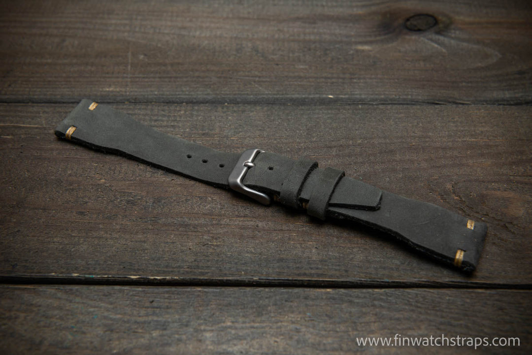 Watch strap, watch band, leather watch strap, leather watch band, finwatchstraps