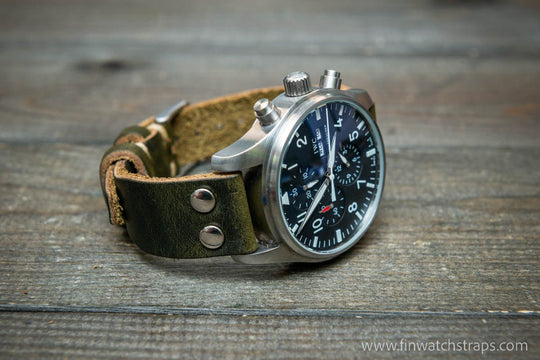 Watch strap, watch band, leather watch strap, leather watch band, finwatchstraps