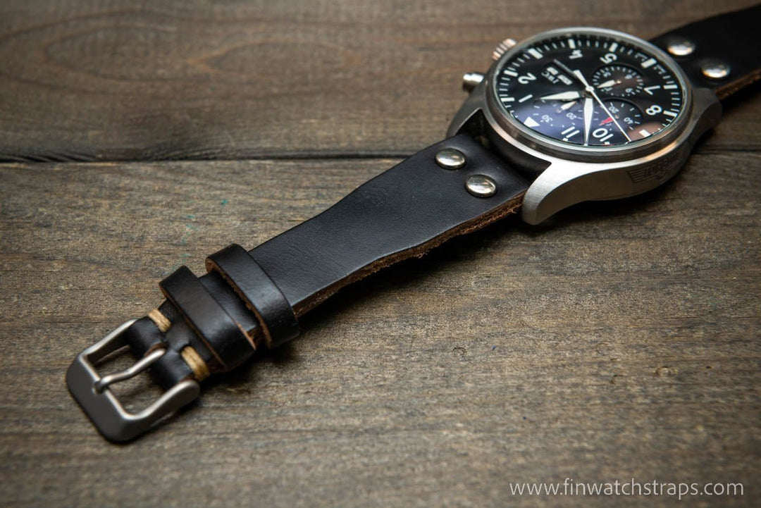 Watch strap, watch band, leather watch strap, leather watch band, finwatchstraps