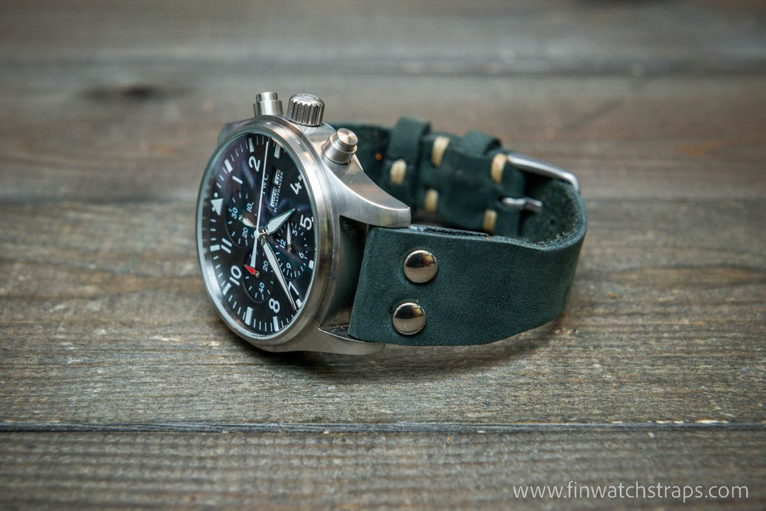 Watch strap, watch band, leather watch strap, leather watch band, finwatchstraps