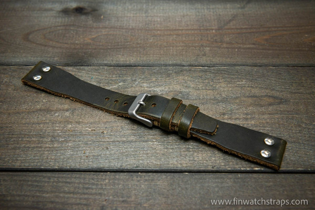 Watch strap, watch band, leather watch strap, leather watch band, finwatchstraps