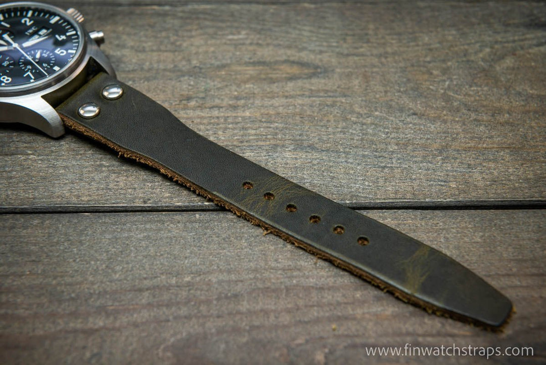 Watch strap, watch band, leather watch strap, leather watch band, finwatchstraps