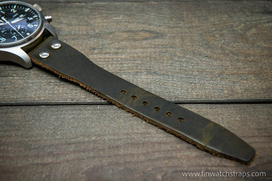 Watch strap, watch band, leather watch strap, leather watch band, finwatchstraps