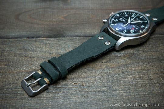 Watch strap, watch band, leather watch strap, leather watch band, finwatchstraps