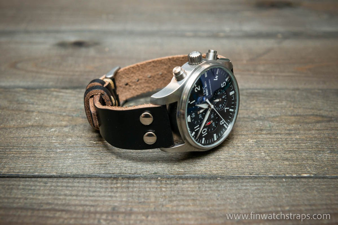 Watch strap, watch band, leather watch strap, leather watch band, finwatchstraps