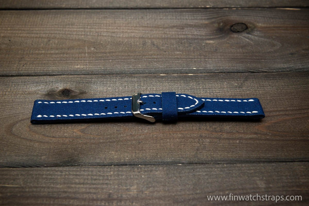 Sailcloth Marine Canvas handmade watch straps by FinWatchStraps® - finwatchstraps