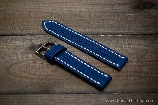 Sailcloth Marine Canvas handmade watch straps by FinWatchStraps® - finwatchstraps