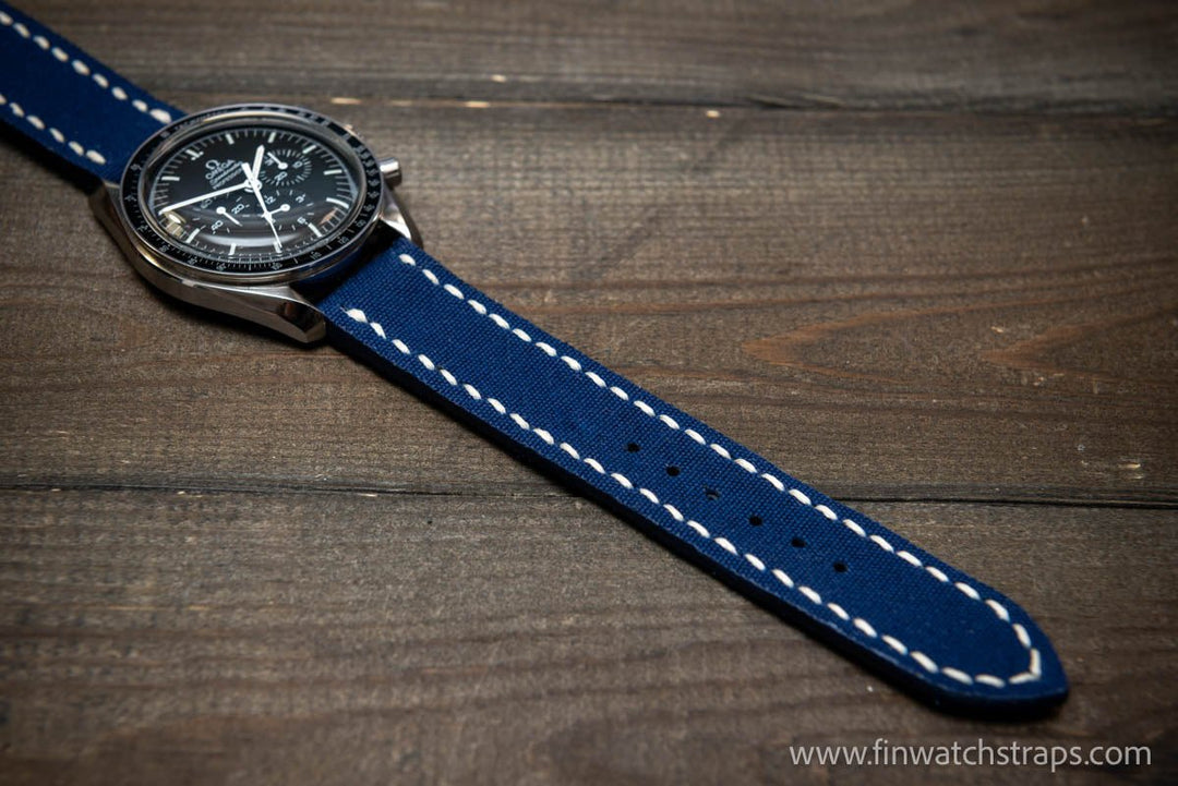 Sailcloth Marine Canvas handmade watch straps by FinWatchStraps® - finwatchstraps