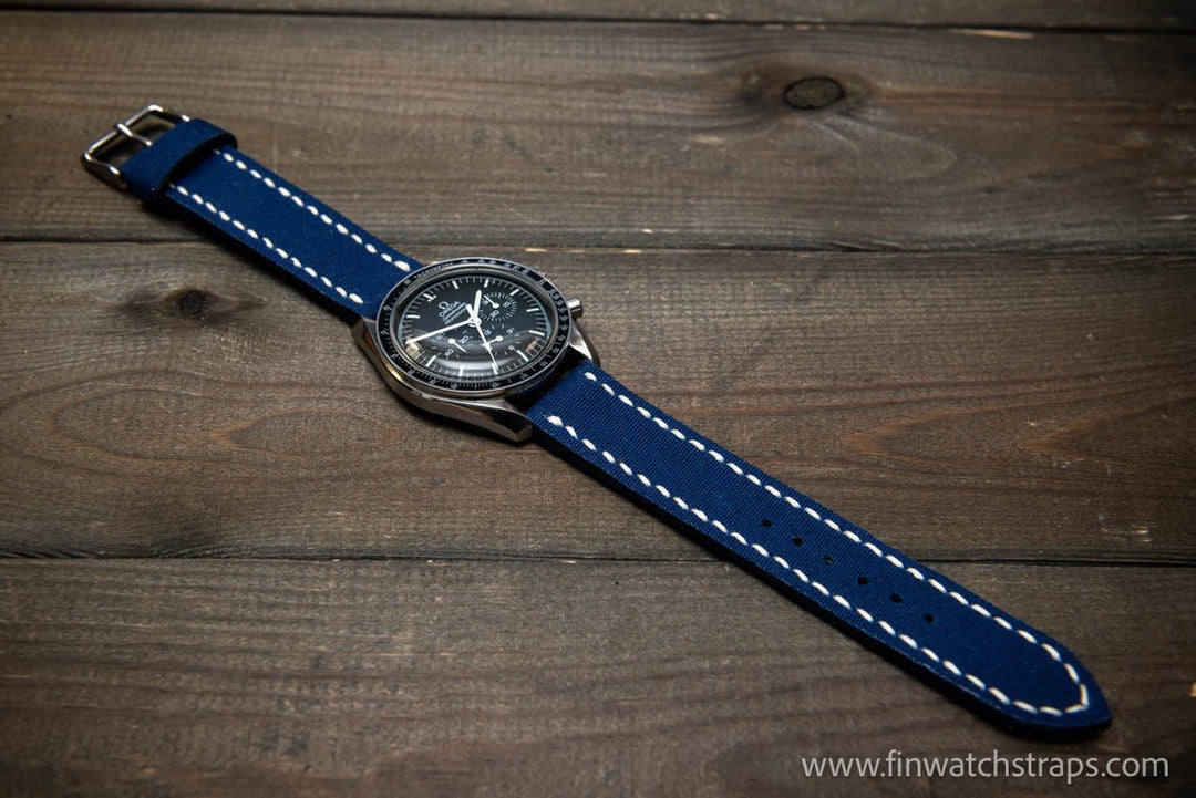 Sailcloth Marine Canvas handmade watch straps by FinWatchStraps® - finwatchstraps