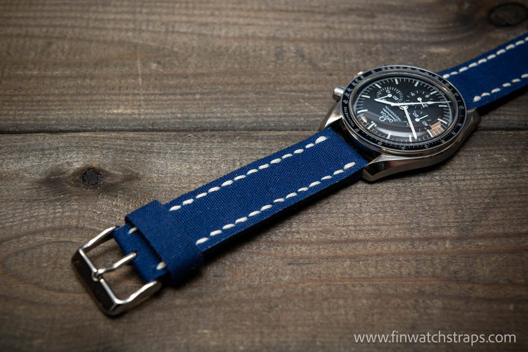 Sailcloth Marine Canvas handmade watch straps by FinWatchStraps® - finwatchstraps