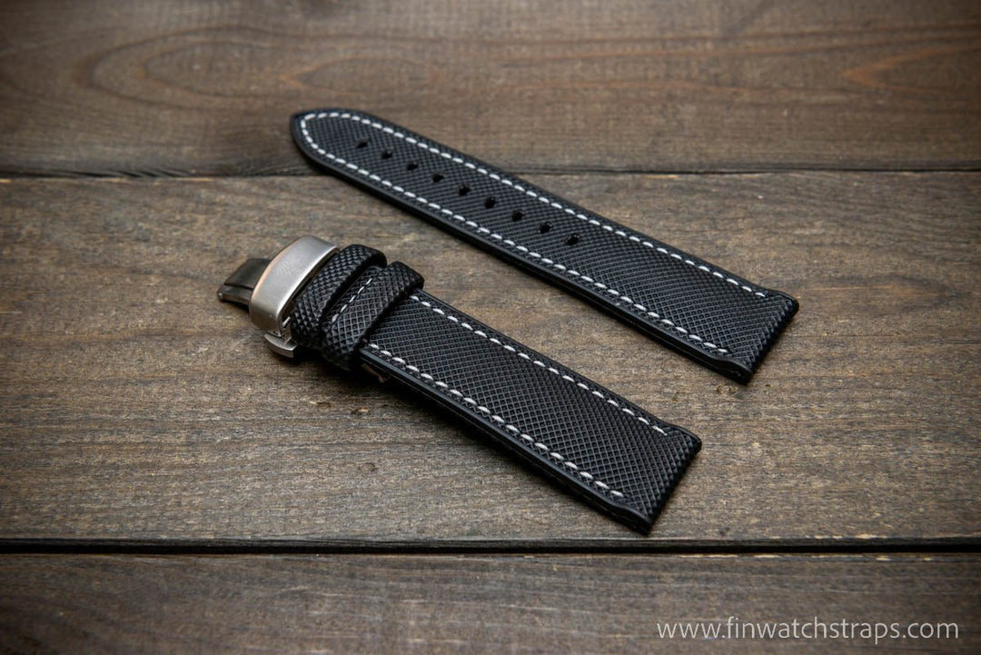 Watch strap, watch band, leather watch strap, leather watch band, finwatchstraps