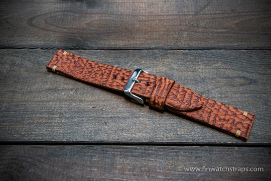 Watch strap, watch band, leather watch strap, leather watch band, finwatchstraps