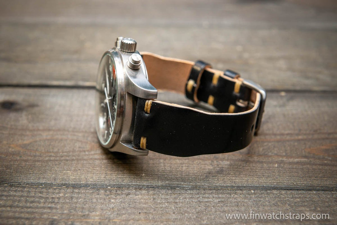 Watch strap, watch band, leather watch strap, leather watch band, finwatchstraps