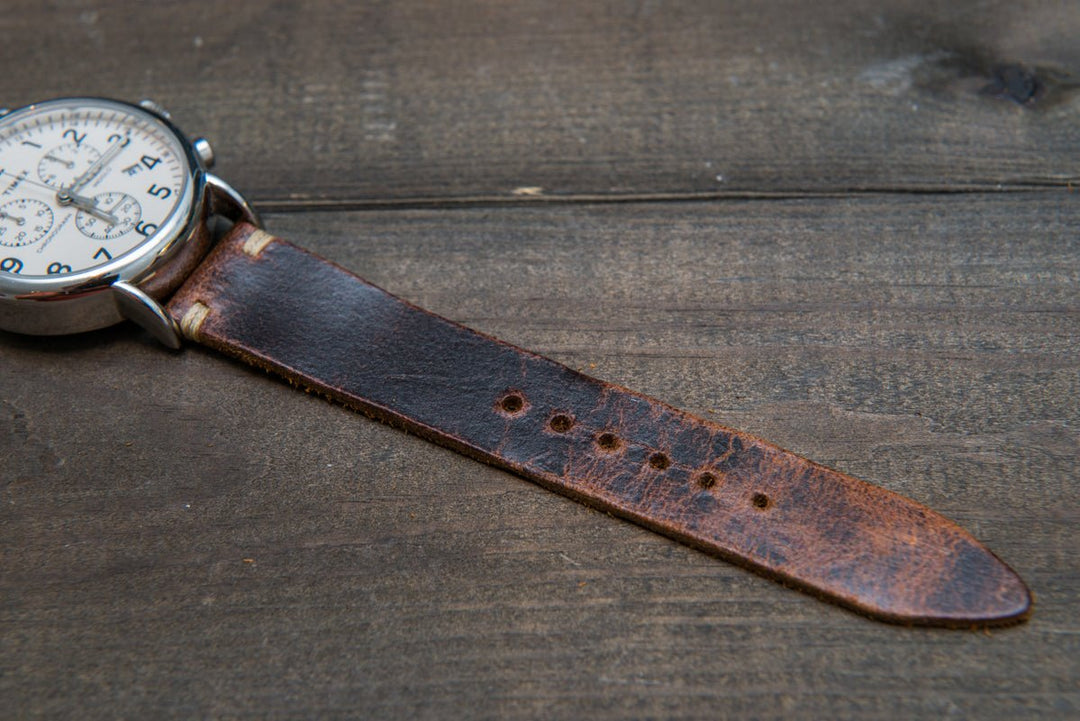 Watch strap, watch band, leather watch strap, leather watch band, finwatchstraps