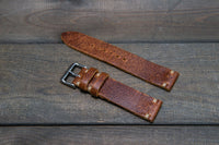 Suede vintage leather watch strap (Crazy cow), handmade in Finland - 10mm, 12 mm, 14 mm, 16mm, 17 mm, 18mm, 19 mm, 20mm, 21mm, 22mm, 23 mm,  24mm, 25 mm, 26 mm.