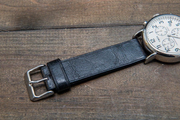 MAIKES Handmade Watchband calfskin strap men's Vintage Genuine