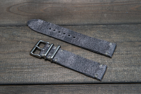 Grey suede watch strap 20mm cheap
