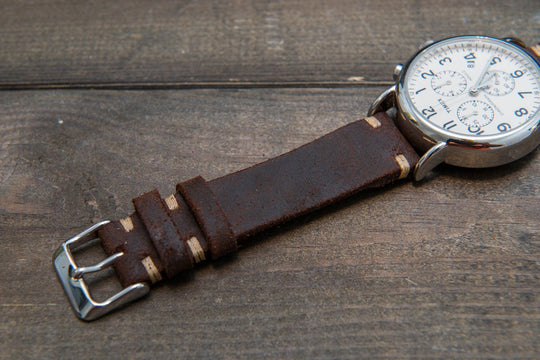 Watch strap, watch band, leather watch strap, leather watch band, finwatchstraps
