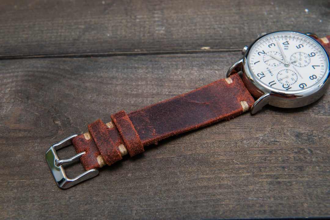 Watch strap, watch band, leather watch strap, leather watch band, finwatchstraps