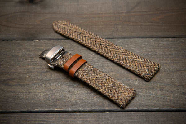 19mm leather 2025 watch strap deployment