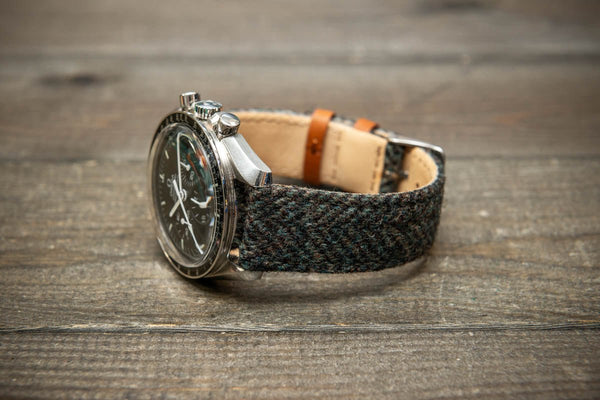 Tweed watch strap Watch band made of HARRIS TWEED