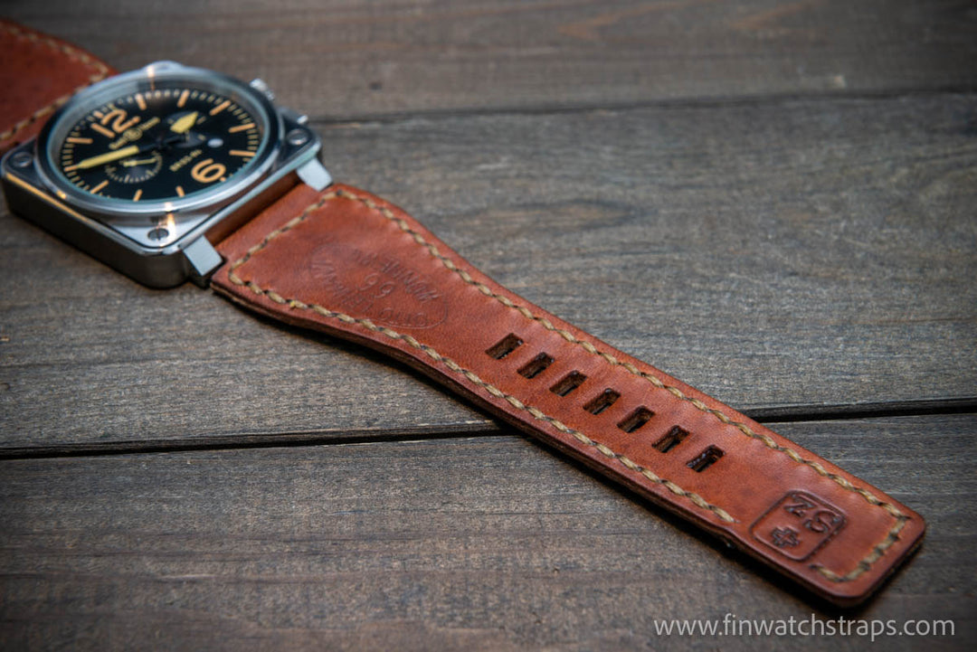 Watch strap, watch band, leather watch strap, leather watch band, finwatchstraps