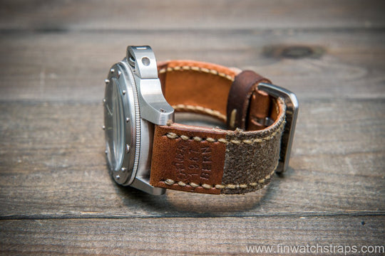 Watch strap, watch band, leather watch strap, leather watch band, finwatchstraps