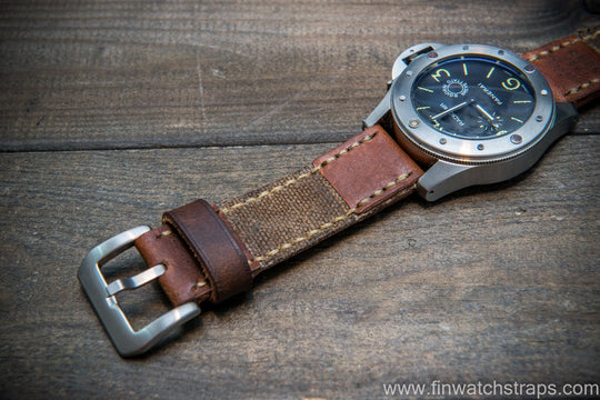 Watch strap, watch band, leather watch strap, leather watch band, finwatchstraps